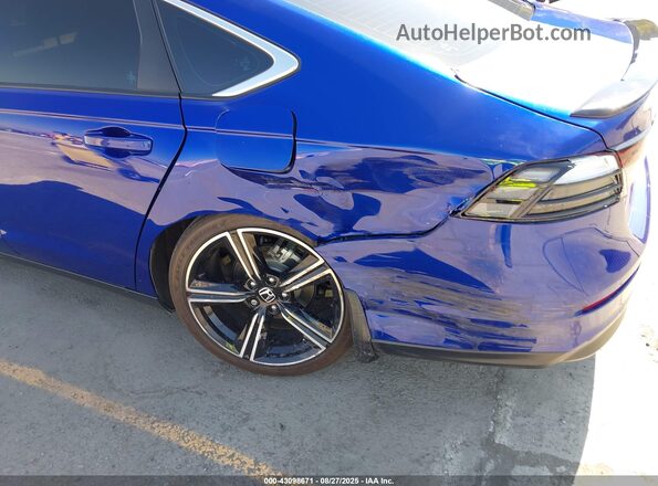 1HGCY2F58RA061884 2024 HONDA ACCORD HYBRID Синий Вид спереди