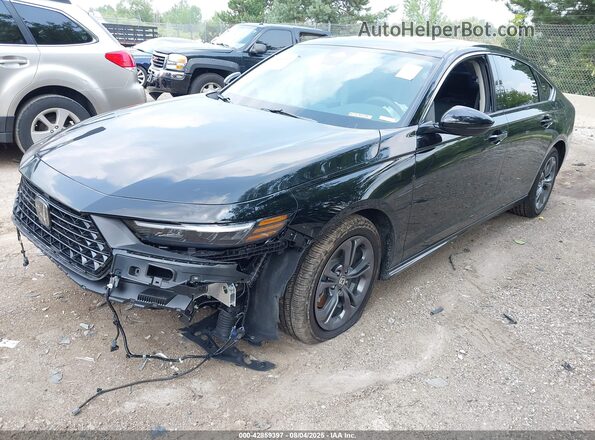 1HGCY2F65SA045074 2025 HONDA ACCORD Черный Передняя левая четверть
