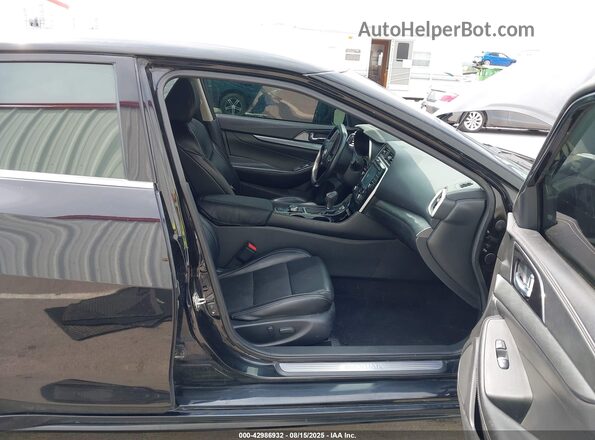 1N4AA6AP2JC369593 2018 NISSAN MAXIMA Black Widok wnętrza z przodu