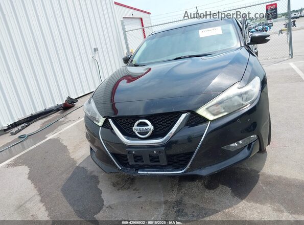 1N4AA6AP2JC369593 2018 NISSAN MAXIMA Black Widok zestawu wskaźników