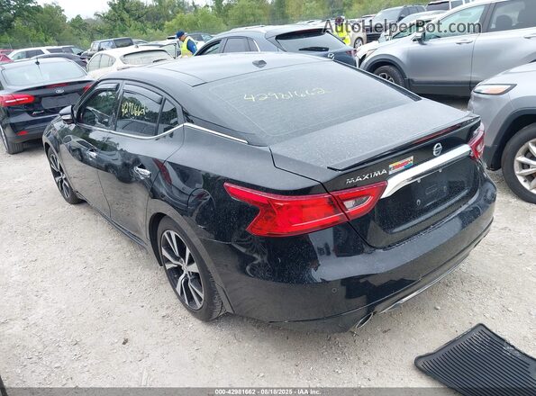 1N4AA6AP2JC405685 2018 NISSAN MAXIMA Черный Задняя левая четверть