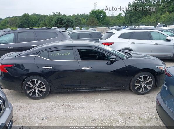 1N4AA6AP2JC405685 2018 NISSAN MAXIMA Черный Вид задней части салона