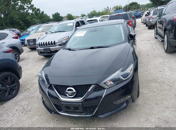 1N4AA6AP2JC405685 2018 NISSAN MAXIMA Черный Вид щитка приборов