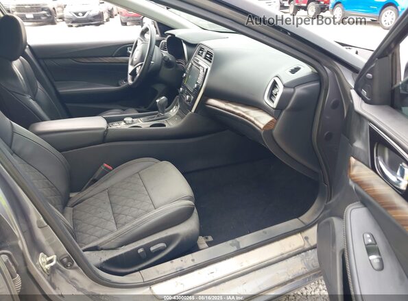 1N4AA6AP3JC394812 2018 NISSAN MAXIMA Серый Вид салона спереди