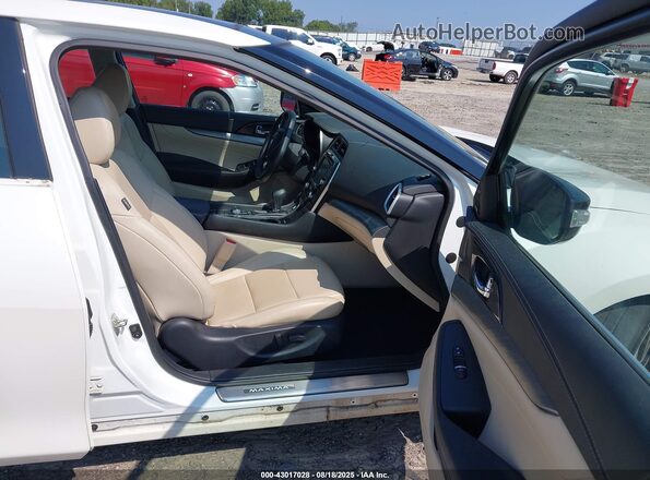 1N4AA6AP6JC397428 2018 NISSAN MAXIMA White Vista interior delantera