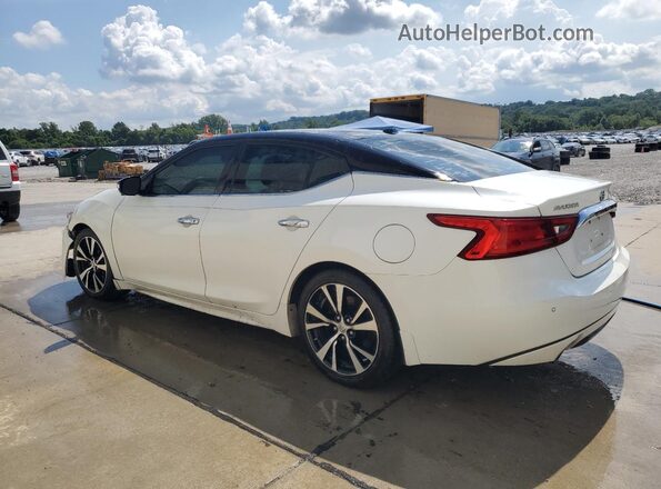 1N4AA6AP7JC365281 2018 NISSAN MAXIMA White Trasero izquierdo