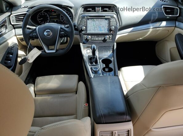 1N4AA6APXJC400038 2018 NISSAN MAXIMA Burgundy Вид панелі приладів