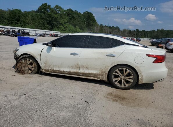 1N4AA6APXJC401657 2018 NISSAN MAXIMA Белый Задняя левая четверть