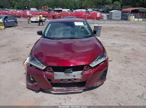 1N4AA6BV2LC365639 2020 NISSAN MAXIMA Burgundy Widok wnętrza z tyłu