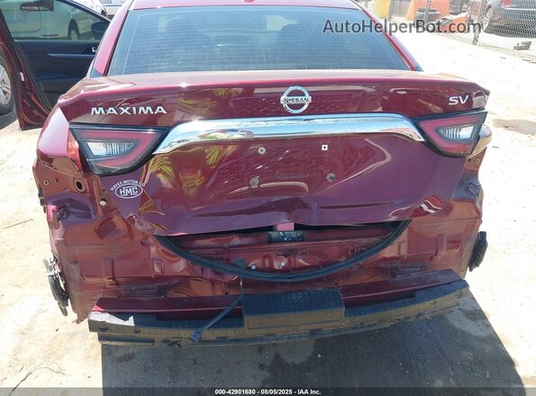 1N4AA6CV1MC503784 2021 NISSAN MAXIMA Maroon Դիմացի տեսք