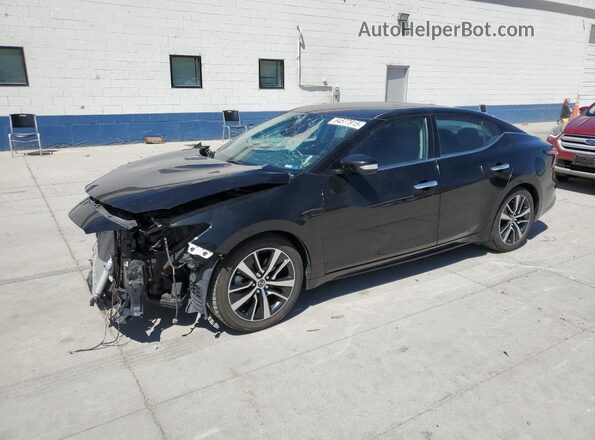 1N4AA6CV5MC508969 2021 NISSAN MAXIMA Черный Передняя левая четверть