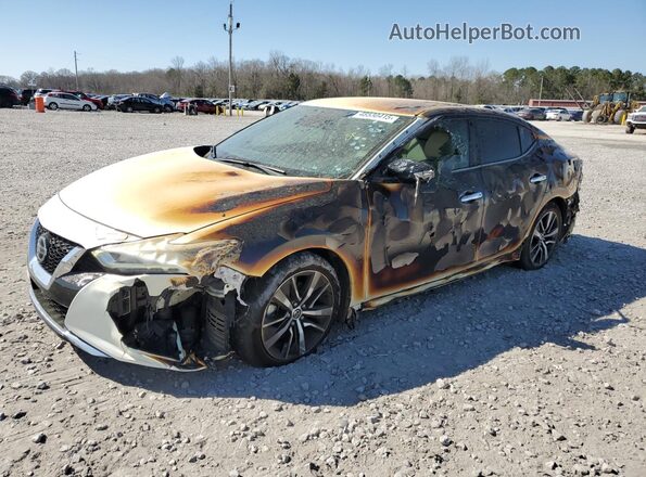 1N4AA6CV6MC501612 2021 NISSAN MAXIMA Белый Передняя левая четверть