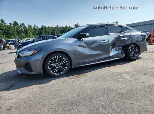 1N4AA6DV9LC371273 2020 NISSAN MAXIMA SL Gray Առջևի ձախ երեք քառորդ տեսարան