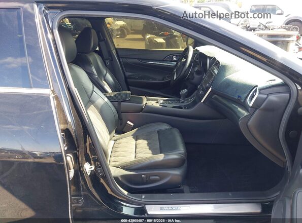 1N4AA6EV3LC377861 2020 NISSAN MAXIMA SR Black წინა სალონის ხედი