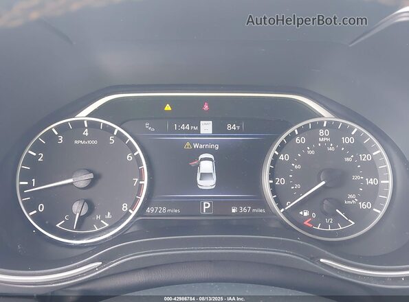 1N4AA6EV4LC385211 2020 NISSAN MAXIMA SR Черный Вид задних сидений