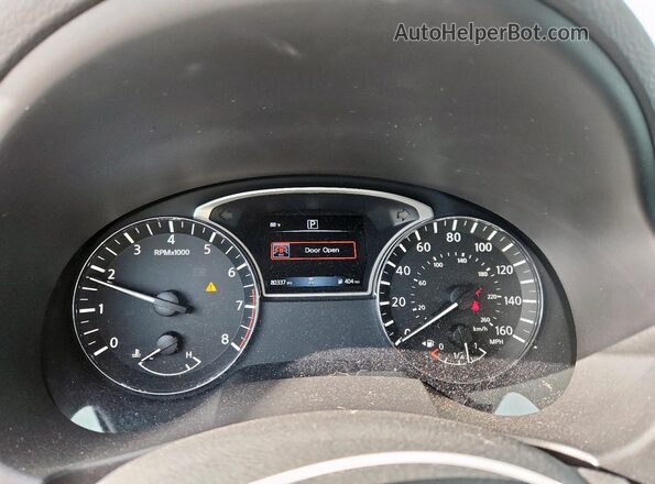 1N4AL3AP0JC231334 2018 NISSAN ALTIMA White Instrument cluster view