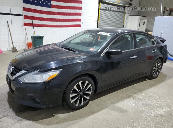 1N4AL3AP0JC259571 2018 NISSAN ALTIMA Черный Передняя левая четверть