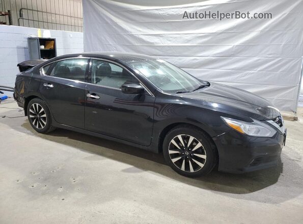 1N4AL3AP0JC259571 2018 NISSAN ALTIMA Черный Передняя правая четверть