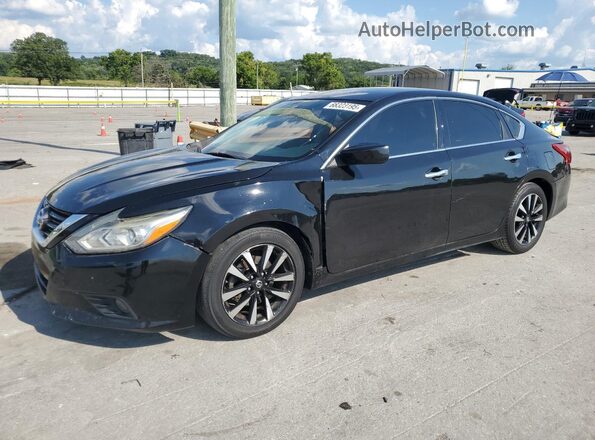 1N4AL3AP1JC217636 2018 NISSAN ALTIMA Черный Передняя левая четверть