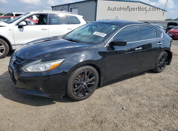 1N4AL3AP2JC235871 2018 NISSAN ALTIMA Черный Передняя левая четверть