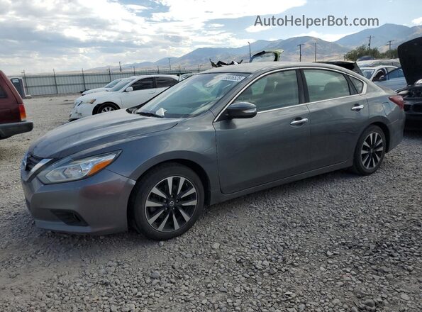 1N4AL3AP4JC142236 2018 NISSAN ALTIMA Серый Передняя левая четверть