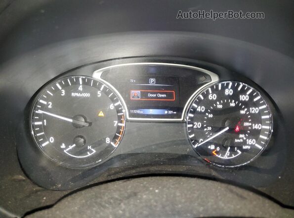 1N4AL3AP5JC475478 2018 NISSAN ALTIMA Black ხელსაწყოთა პანელის ხედი