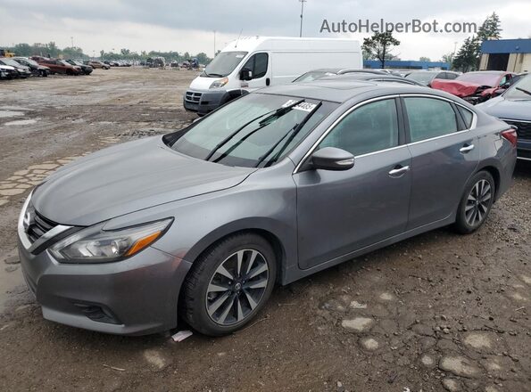 1N4AL3AP6JC139824 2018 NISSAN ALTIMA Серый Передняя левая четверть