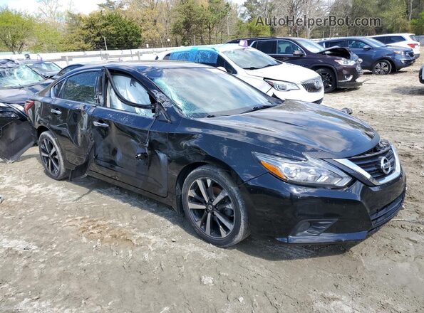 1N4AL3AP6JC235582 2018 NISSAN ALTIMA Черный Передняя правая четверть