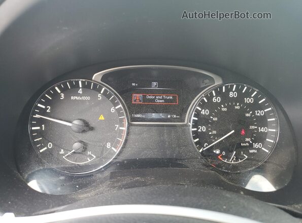 1N4AL3AP7JC245358 2018 NISSAN ALTIMA White Instrument cluster view