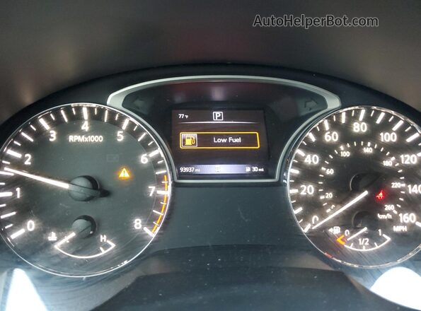1N4AL3APXJC141074 2018 NISSAN ALTIMA Blue Սարքավորումների վահանակի տեսք