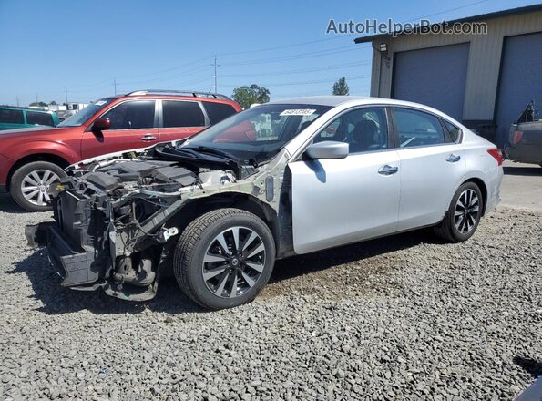 1N4AL3APXJC262512 2018 NISSAN ALTIMA Серебряный Передняя левая четверть
