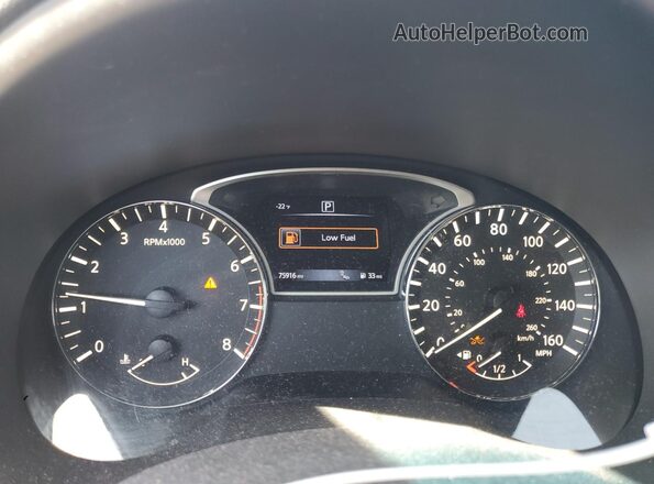 1N4AL3APXJC262512 2018 NISSAN ALTIMA Серебряный Вид щитка приборов