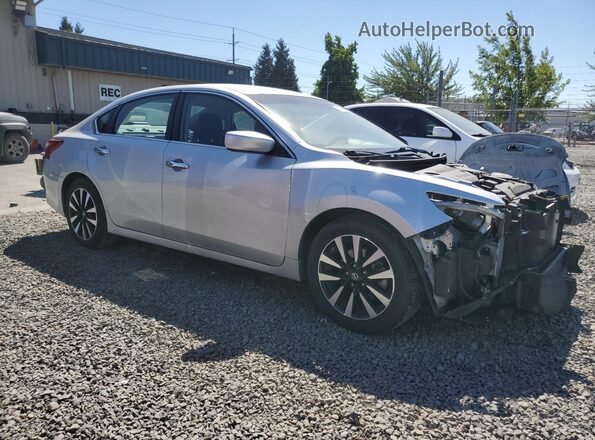 1N4AL3APXJC262512 2018 NISSAN ALTIMA Серебряный Передняя правая четверть