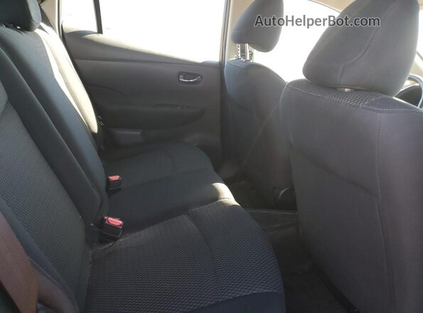 1N4AZ0CPXGC301750 2016 NISSAN LEAF Black Rear seats view
