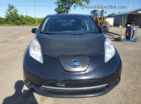 1N4AZ0CPXGC301750 2016 NISSAN LEAF Black Front view