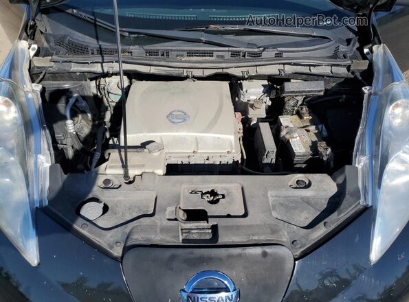 1N4AZ0CPXGC301750 2016 NISSAN LEAF Black Rear interior view