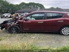 2017 Nissan Leaf S Maroon vin: 1N4BZ0CP5HC304996