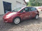 2017 Nissan Leaf S Burgundy vin: 1N4BZ0CP7HC307592