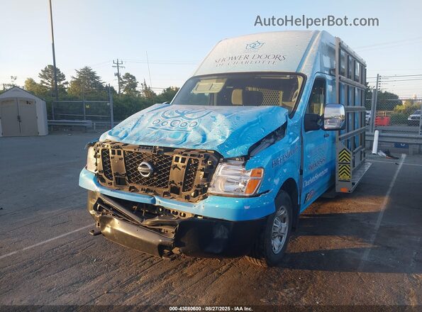 1N6AF0LY2MN808229 2021 NISSAN NV CARGO NV2500 HD Blue Vista tres cuartos delantera izquierda
