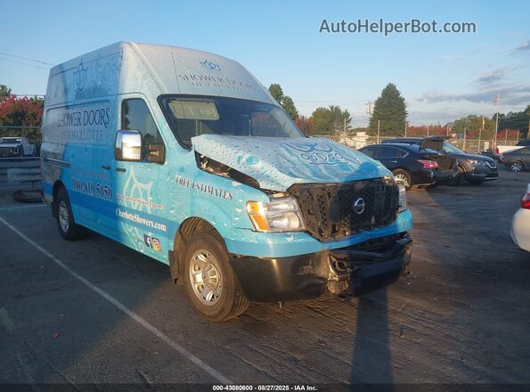 1N6AF0LY2MN808229 2021 NISSAN NV CARGO NV2500 HD Blue Delantero derecho