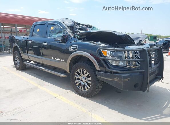 1N6BA1F48GN502125 2016 NISSAN TITAN XD Черный Передняя правая четверть