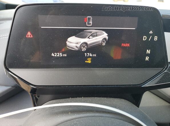 1V2BMPE87RC021720 2024 VOLKSWAGEN ID.4 Gray Instrument cluster view