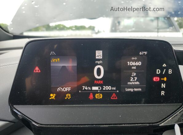 1V2VMPE82PC018945 2023 VOLKSWAGEN ID.4 Black Instrument cluster view