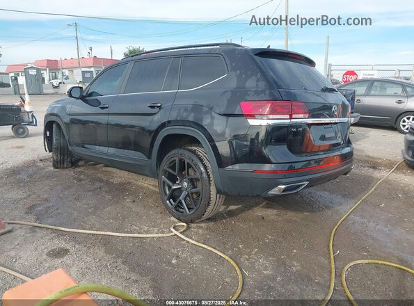 1V2WR2CAXMC595779 2021 VOLKSWAGEN ATLAS Black Հետևի ձախ