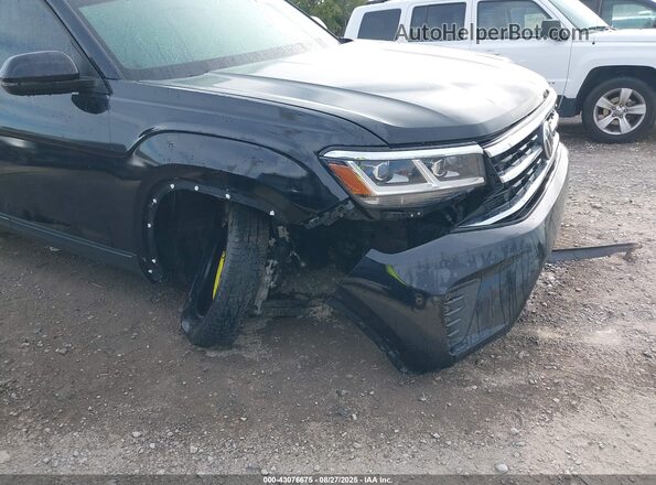 1V2WR2CAXMC595779 2021 VOLKSWAGEN ATLAS Black Դիմացի տեսք