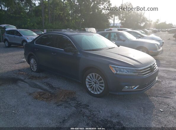 1VWBA7A3XJC011916 2018 VOLKSWAGEN PASSAT Синий Передняя правая четверть