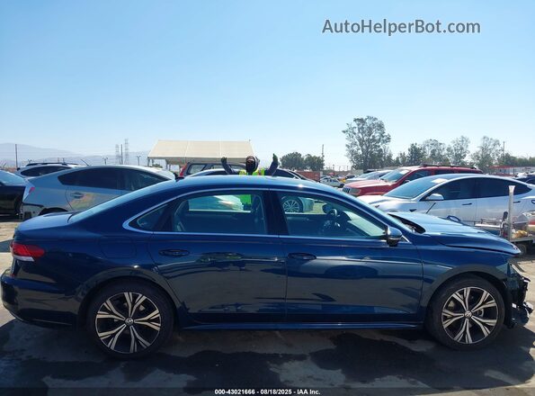 1VWSA7A31MC009301 2021 VOLKSWAGEN PASSAT Синий Панорамный вид салона 360°