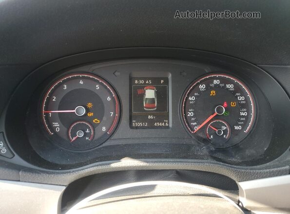 1VWSA7A33MC004374 2021 VOLKSWAGEN PASSAT Синий Вид щитка приборов