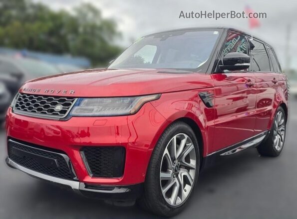 SALWR2SUXMA768XXX 2021 LAND ROVER RANGE ROVER Red Հետևի ձախ