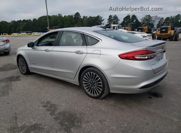 3FA6P0RU4JR128504 2018 FORD FUSION Silver Tył prawy